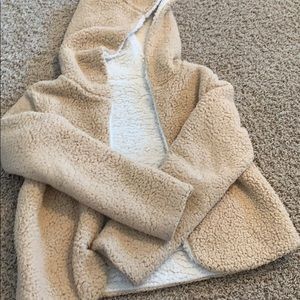 zaful reversible fluffy coat